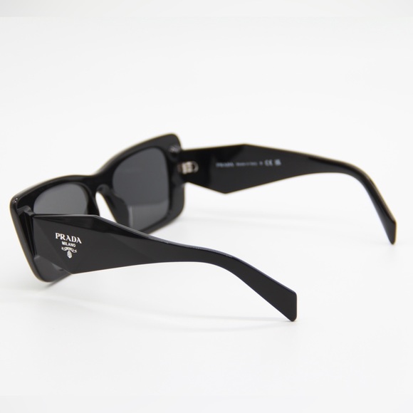 NEW PRADA CAT EYE SUNGLASSES PR08YS 1AB5S0 NEW EYEWEAR PRADA SPR 08Y BLACK - Picture 9 of 12